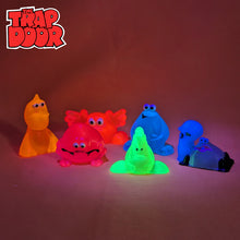 Load image into Gallery viewer, The Trap Door - UV Glow Mini Figure 6 Pack