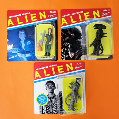 Cheesecake Customs - Adventure People Alien Day Set of 3