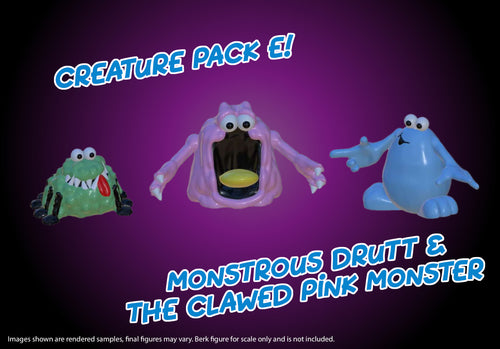 NeMA Studios - The Trap Door Creature Pack E - Monstrous Drutt &The Clawed Pick Monster