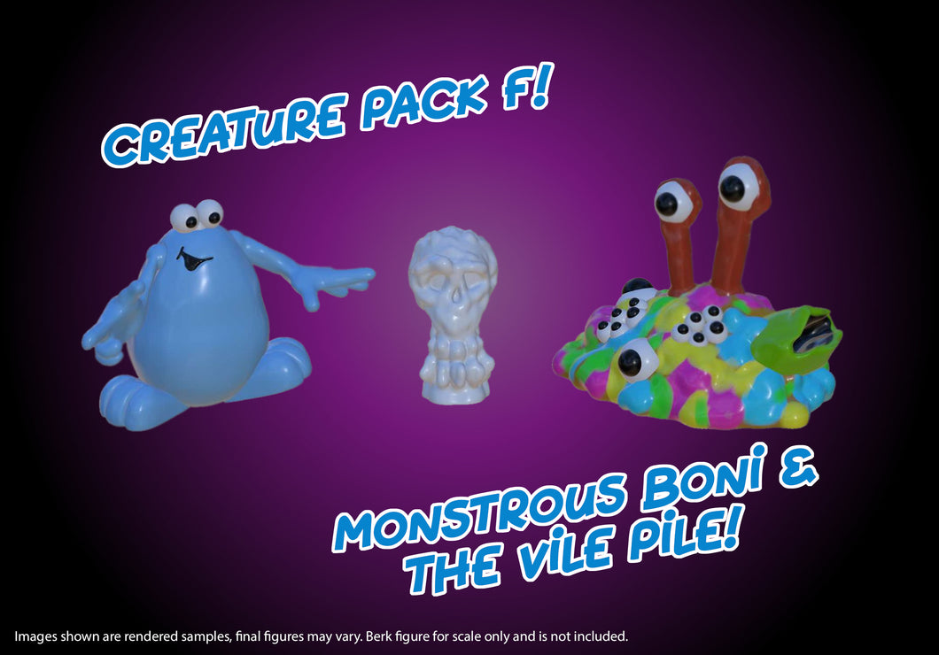 NeMA Studios - The Trap Door Creature Pack F - Monstrous Boni and The Vile Pile