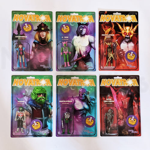 Novatron Action Figures Wave 1 - Set Of 6