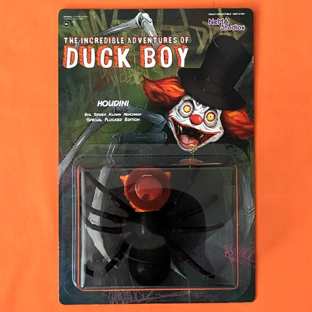 NeMA Studios - Duck Boy - Houdini The Spider Klown Flocked Edition